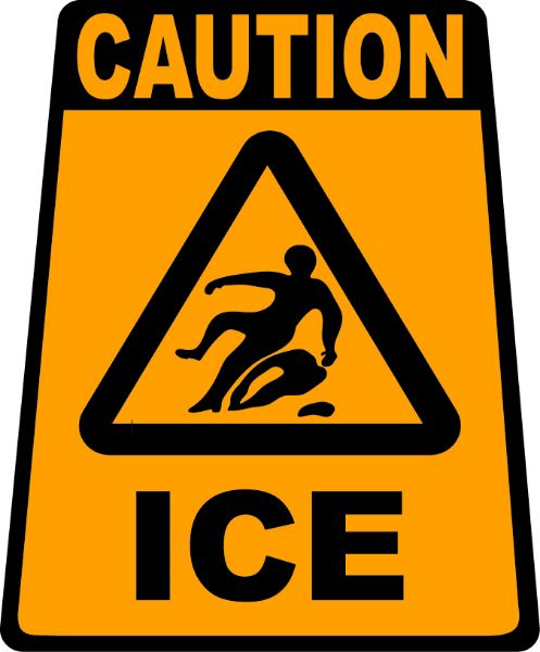 Picture of CAUTION ICE FLOOR SIGN